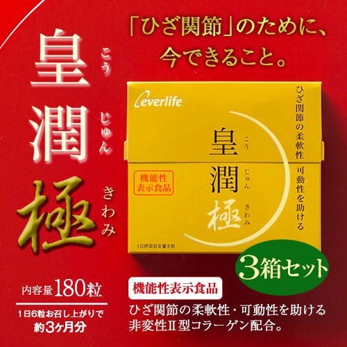 エバーライフ エバーライフ 皇潤 極 100粒入×1 皇潤 ヒアルロン酸 - 最