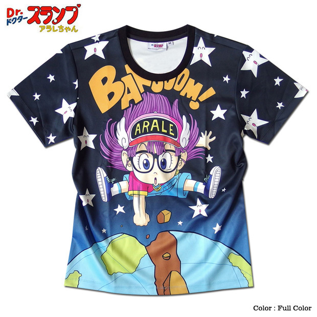 アラレちゃん　総柄　tシャツ 平成アニメ アラレちゃん 総柄 tシャツ 平成アニメ ドクタースランプ アラレ