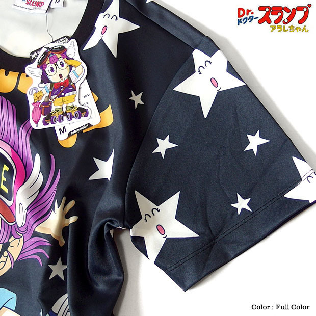 アラレちゃん　総柄　tシャツ 平成アニメ ドクタースランプ アラレちゃん あられちゃん Tシャツ メンズ