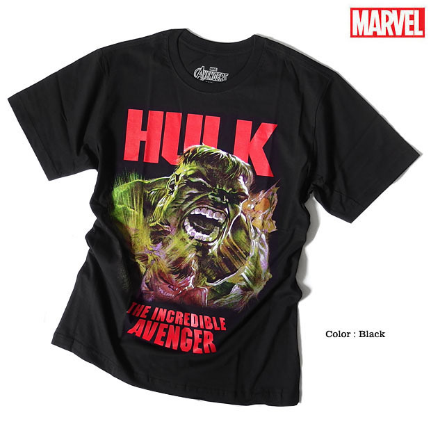 超人 ハルク マーベル Ｔシャツ アベンジャーズ 半袖 プリント