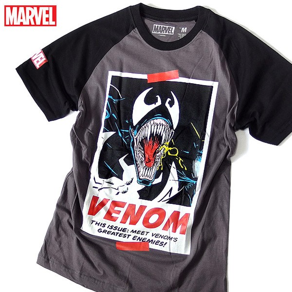 マーベル ラグラン ｔシャツ 半袖 スパイダーマン ヴェノム プリント キャラクター Marvel アメコミ Tシャツ グッズ メンズ キャラクター Eplus705 Eversoul Plus メンズファッション 通販 Yahoo ショッピング