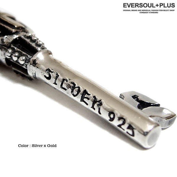 Ｋ10  シルバー925 南京錠　ペンダントトップ K10 シルバー925 南京錠 ペンダントトップ