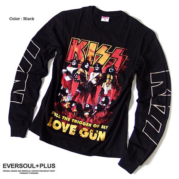 KISS キッス ロンT 長袖 Tシャツ メンズ ロングスリーブ