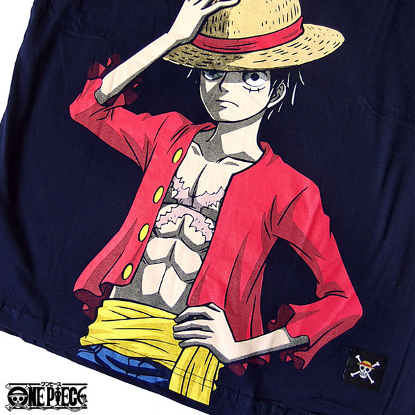 ワンピース Onepiece 麦わらのルフィ Tシャツ メンズ ネイビー アニメ グッズ ルフィ 原宿系 麦わら海賊団 ロゴ プリント 海外モデル Eplus956 Eversoul Plus Version Y 通販 Yahoo ショッピング