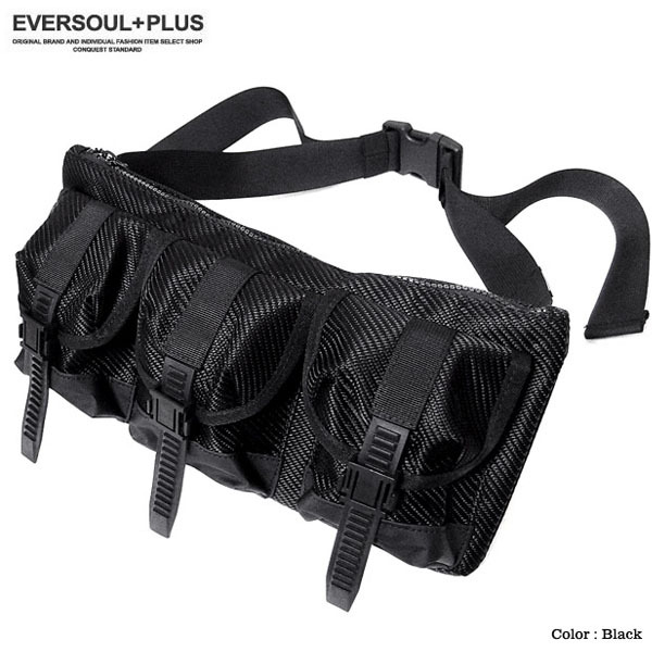 ミュベール　ウエスト　ポーチ　フラワー　ブラック　23SS ボディバッグ MUVEIL ミュベール ウエスト ポーチ フラワー ブラック 23SS ボディバッグ