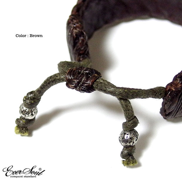 値下げ✨ OMEGA 　ブレスレット　レザー　イントレチャート編み込み OMEGA - 正規美 オメガ OMEGA Ω イントレチャート 編込みレザー