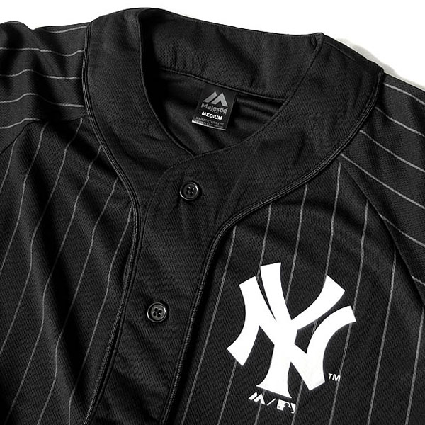MAJESTIC ベースボールシャツ メンズ ニューヨーク ヤンキース