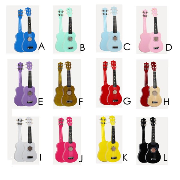  for children guitar introduction model toy guitar child guitar 54cm 21" ukulele 12 color 4ps.@ string wooden guitar intellectual training toy musical instrument toy for children for adult guitar 