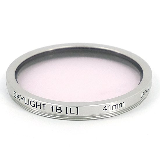 ケンコー ライカ用フィルター 1Bスカイライト 41mm（L）メスネジなし 白枠 レンズフィルター本体の商品画像