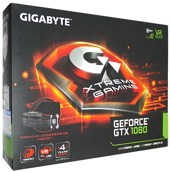 GIGA-BYTE GV-N1080XTREME GAMING-8GD-PP グラフィックボード、ビデオカードの商品画像