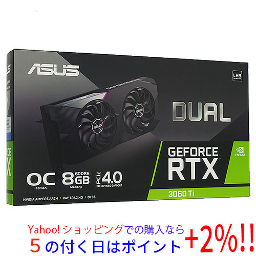 動作確認済]ASUS DUAL-RTX3060TI-O8G-V2[PCIExp8GB]｜PayPayフリマ