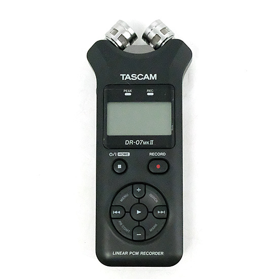 タスカム DR-07MKII［DR-07MKII 24bit/96kHz対応 リニアPCM