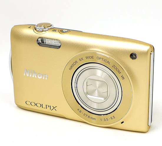 Nikon COOLPIX S3300 ゴールド N.MINT] Nikon COOLPIX S3300 Gold Compact Digital Camera From