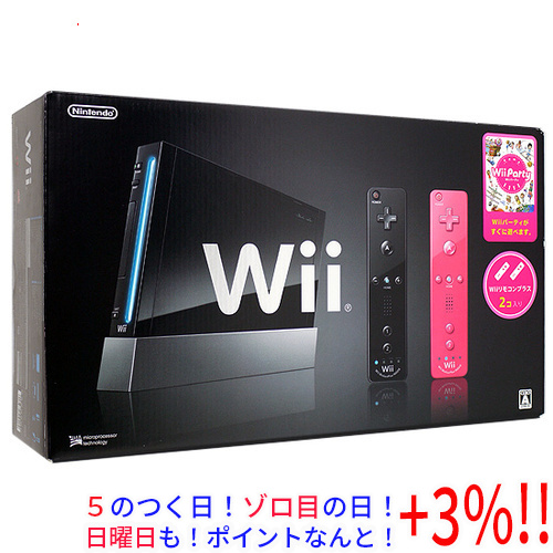 Wii本体 （クロ） Wiiパーティセット RVL-S-KABNの商品画像