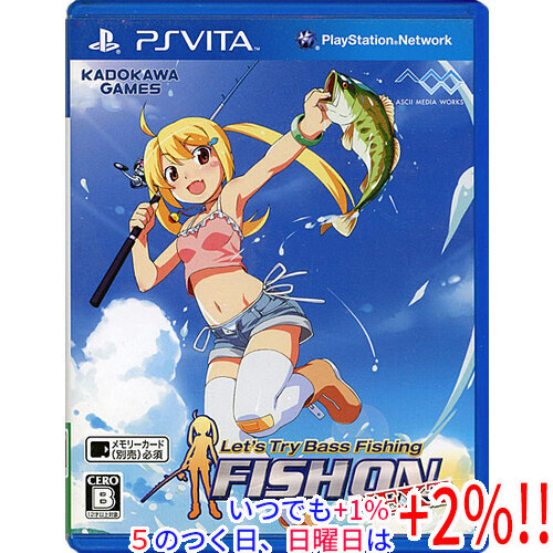 【PSVita】 Let’s Try Bass Fishing FISH ONの商品画像