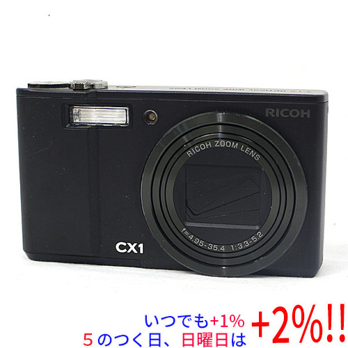【スマホ転送OK】リコー RICOH CX1 ブラック コンパクトデジタルカメラ 価格.com - リコー CX1 純正オプション