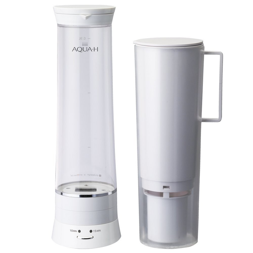 ドウシシャ 浄水機能付水素水生成器 AQUA-H AH-HP1401-WH ドウシシャ 浄水機能付水素水生成器 AQUA-H AH-HP1401-WH
