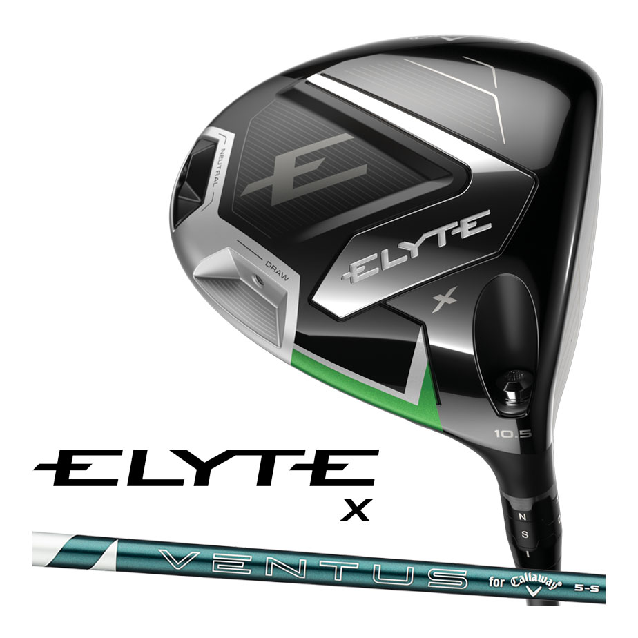 Callaway ELYTE X ドライバー［VENTUS GREEN 5 for Callaway］（S/9°）の商品画像
