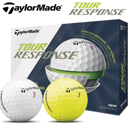 TaylorMade ツアーレスポンス ボール 2020年モデル 1ダース RESPONSE