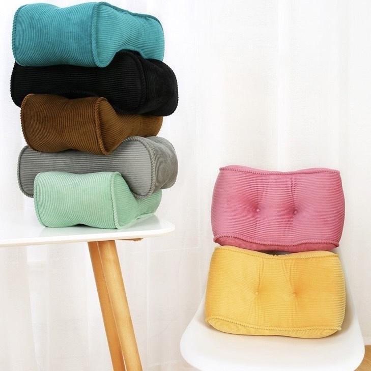 small of the back present .3way small of the back pillow neck pillow pair pillow man and woman use interior miscellaneous goods corduroy .. sause car pair put lumbago knees under multifunction convenience .