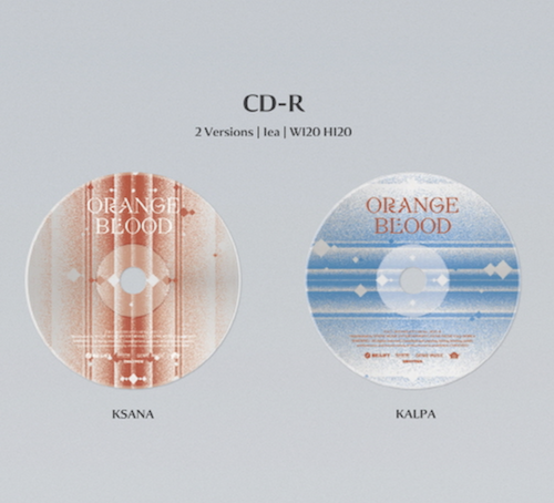 ENHYPEN - ORANGE BLOOD Korea record CD official album Korea chart ..enaipn