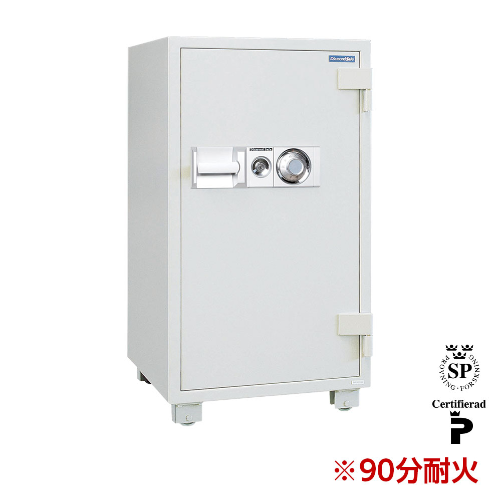 DDシリーズ ダイヤル式 耐火金庫 D100 業務用 （ホワイト）の商品画像
