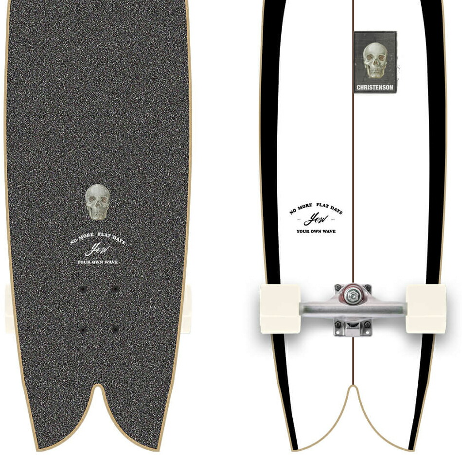  Japan regular goods yau Surf skate 21 YOW SURF SKATE C-Howk 33" skateboard Complete skateboard Shaper Series Chris tensonkli stain son Cruiser 