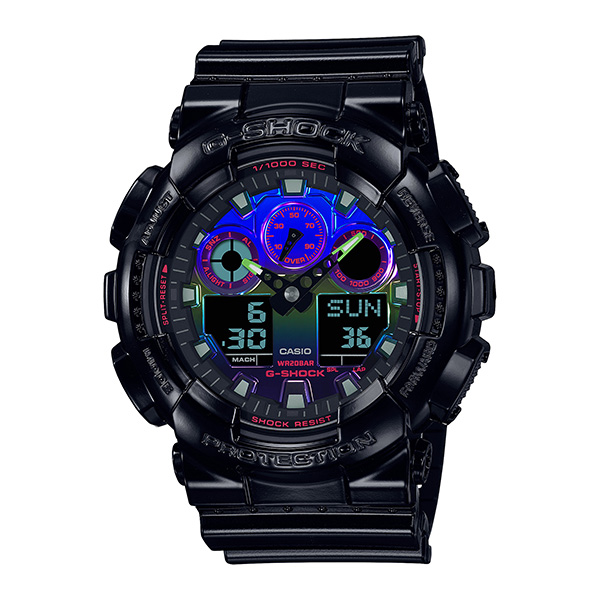 CASIO G-SHOCK Virtual Rainbow GA-2100RGB-1AJF G-SHOCK メンズ腕時計