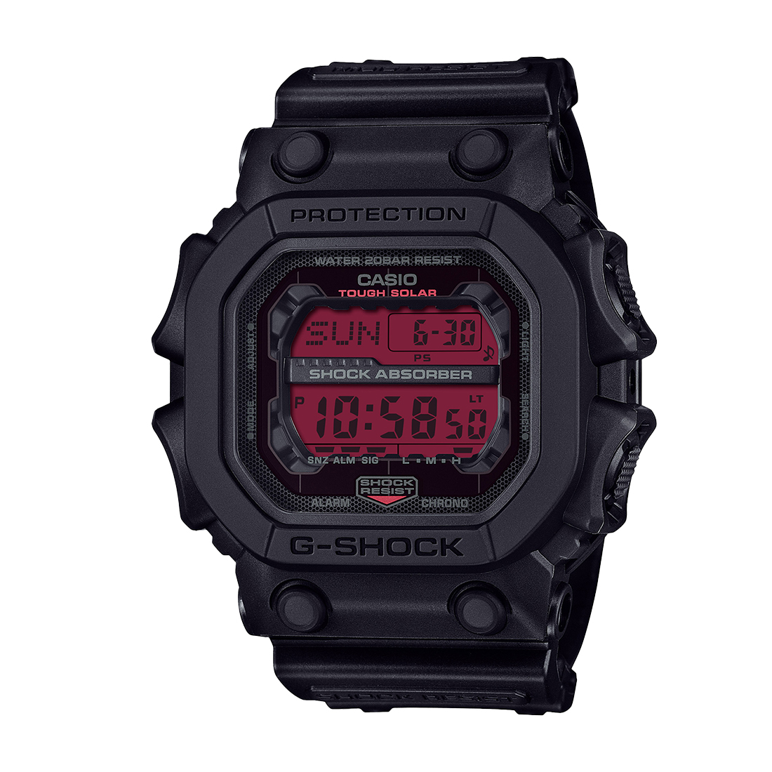 G-SHOCK ブラック×レッド シリーズ DIGITAL GXW GX-56 SERIES GX-56BBR-1JF