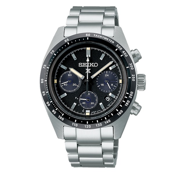 SEIKO PROSPEX SPEEDTIMER ソーラークロノグラフ シルバーバンド