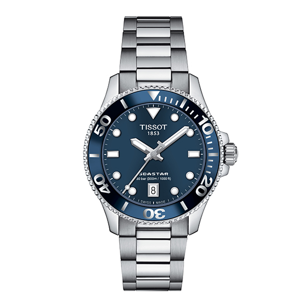TISSOT TISSOT シースター 1000 36MM T120.210.11.041.00 （ブルー 