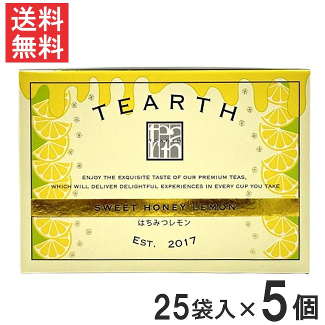 TEARTH TEARTH はちみつレモン ティーバッグ 25袋 ×5セット ティーバッグ紅茶の商品画像