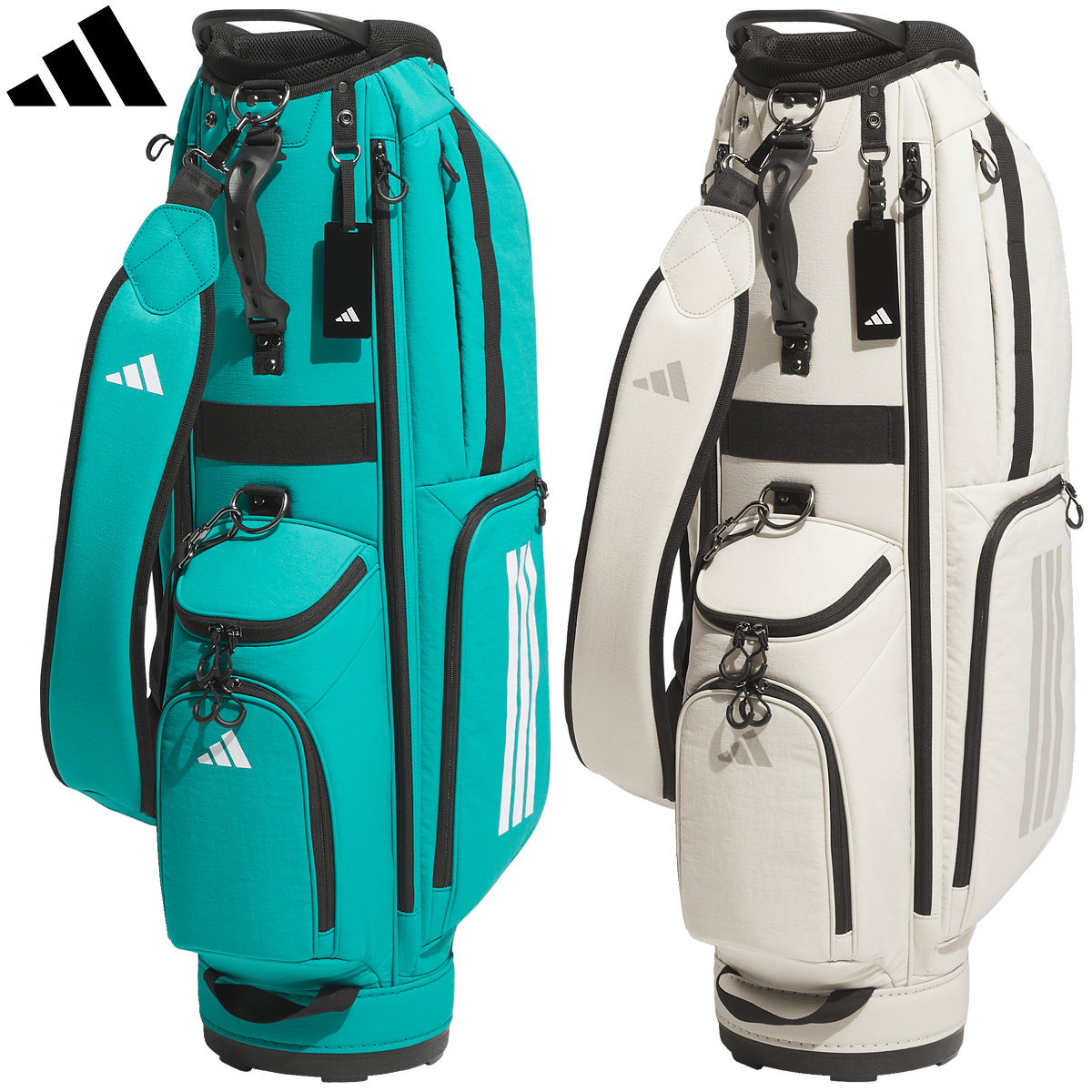 adidas スリーストライプス コーデュラ キャディバッグ KVH34 JM2971（Pure Teal）の商品画像