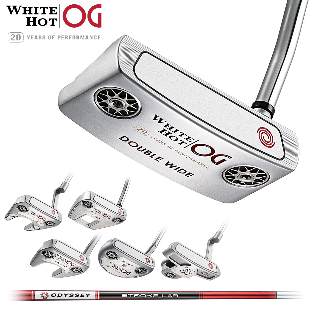 オデッセイ　Odyssey White Hot OG 7CH パター ODYSSEY（オデッセイ） - パター -ホワイト ホット OG #7S パター