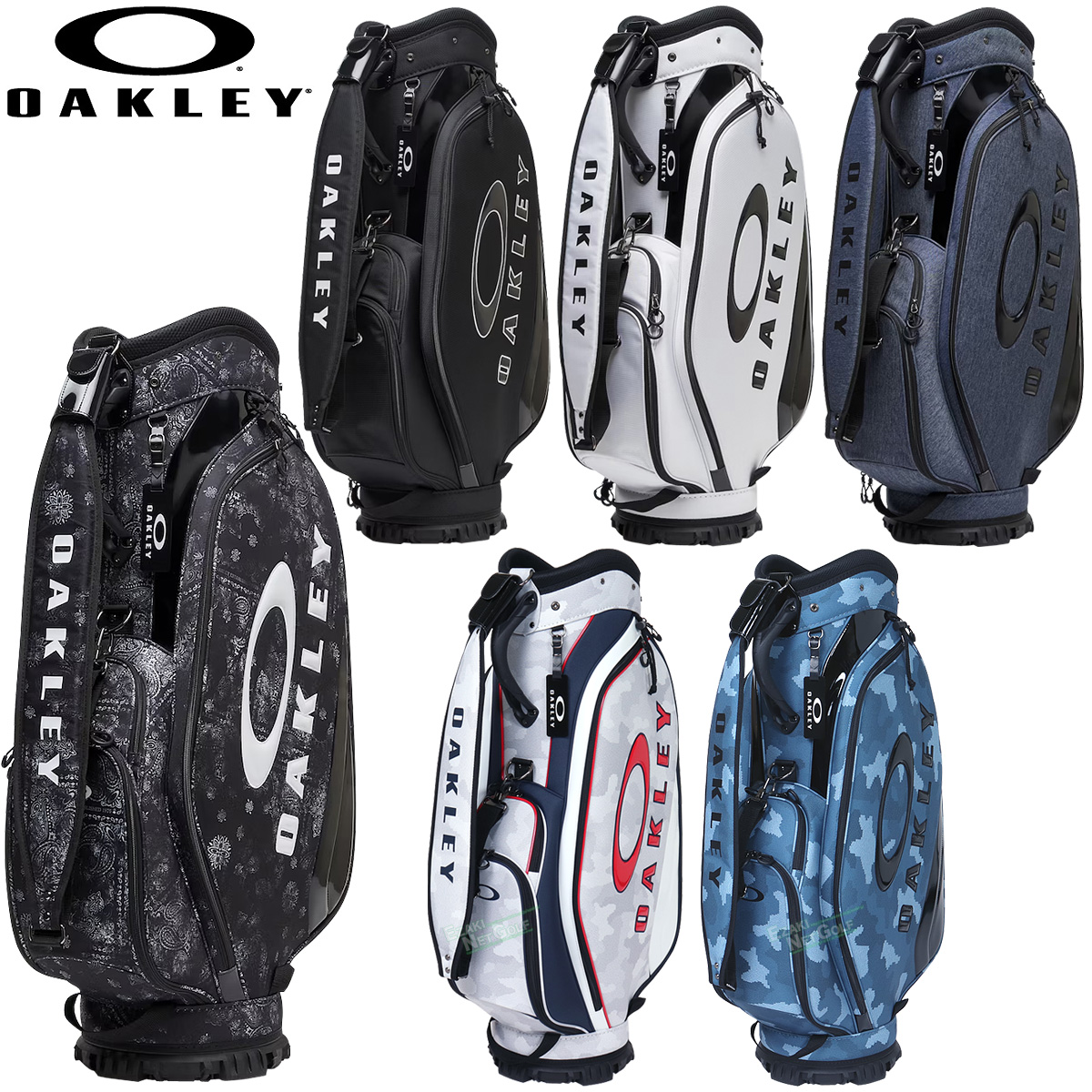 OAKLEY Golf Bag 17.0 Fw FOS901534 00G（Black Print） キャディバッグの商品画像