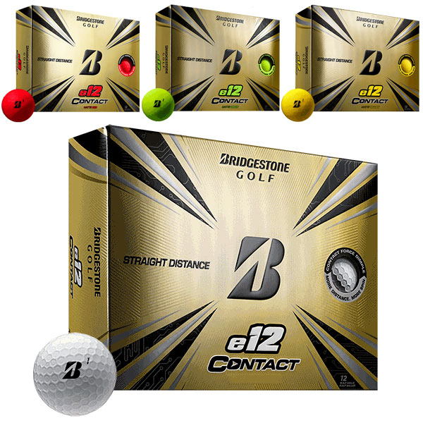 ブリヂストンスポーツ e12 CONTACT ゴルフボール USモデル 1ダース BRIDGESTONE GOLF eシリーズ（ブリヂストンゴルフ） ゴルフボールの商品画像