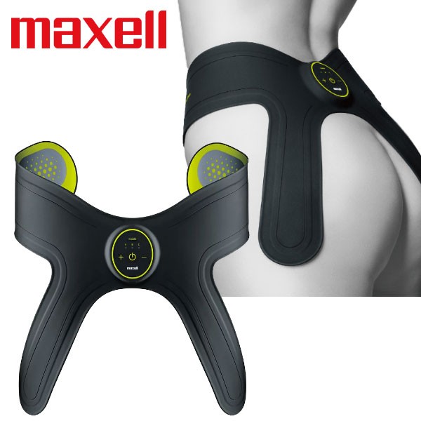 maxell EMS運動器 ACTIVEPAD もてケア ウエスト＆ヒップ 6極タイプ MXES-H600YG