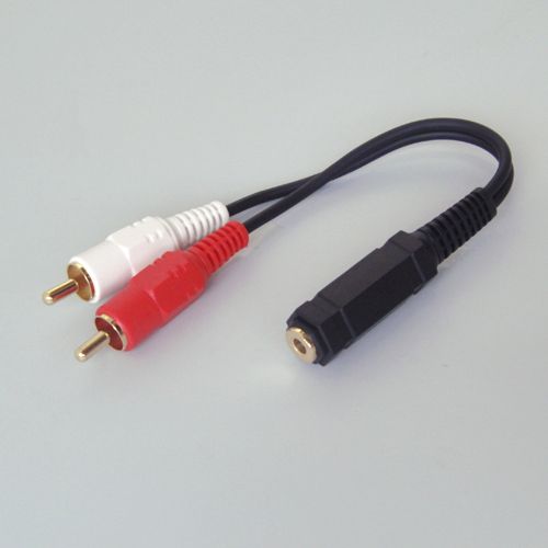  conversion plug stereo Mini Jack terminal - pin plug ×2 AD-115