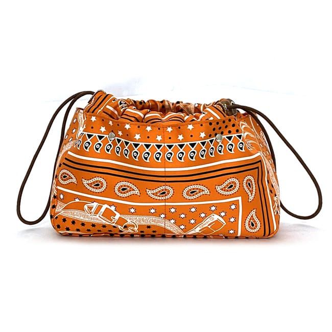  Hermes мешочек сумка f- рубин 25 f-21327 orange прекрасный товар сумка органайзер шелк б/у X печать 