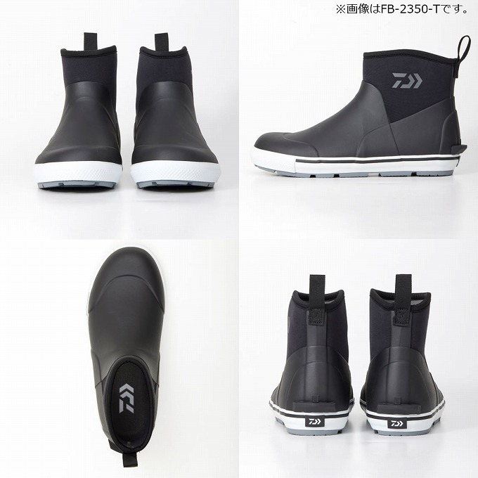 [ obtained commodity ] Daiwa FB-2450-T ( black |LL) tight Fit fishing short boots ( shoes * boots |2023 year autumn winter model ) /23AW /(c)