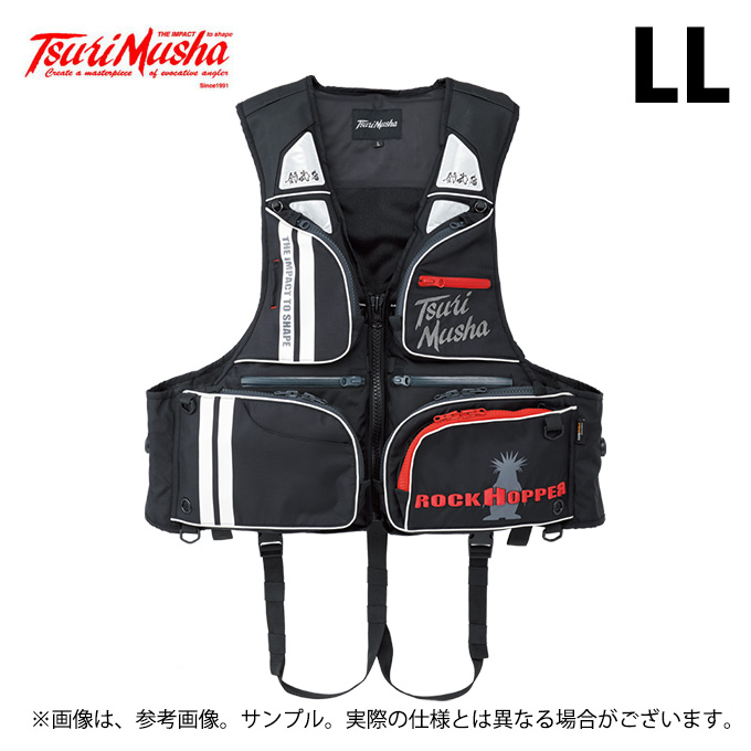 がまかつ コンパクトエアベスト GM2195 （ブラック） 釣り ライフ