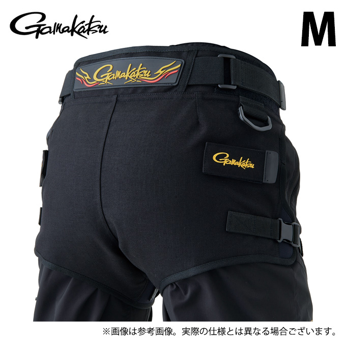 [ приобретенный товар ] Gamakatsu GM3727 ( черный |M) CORDURA(R) бедра защита ( low задний модель ) (2024 год модели ) /ko-te.la/Gamakatsu /(c)