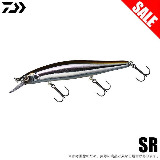 [ Medama commodity ] Daiwa Steez Minaux 110F SR pond smelt ( black bus lure * Minaux ) /(5)