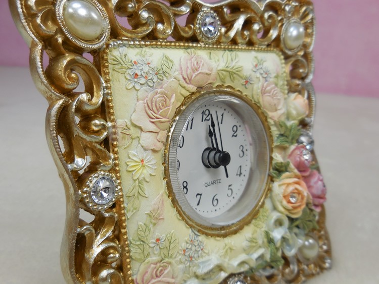  antique manner rose put clock clock clock present gift interior 