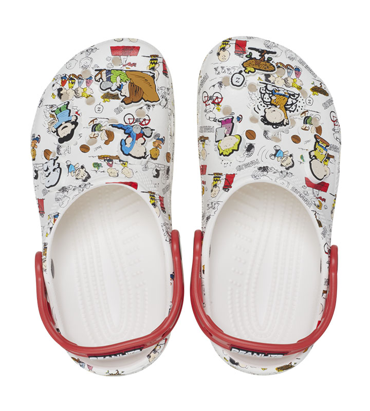  Crocs crocs[ Kids сандалии ]Peanuts Classic Clog K/ Peanuts Classic сабо K / белый × мульти- / Snoopy l##