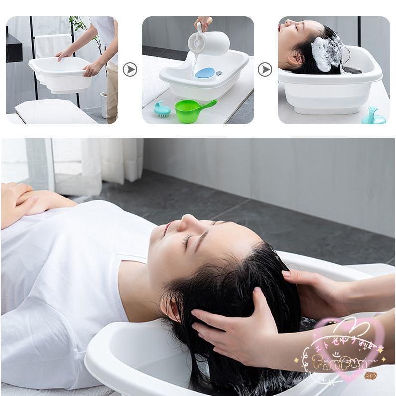 .. vessel ... simple shampoo pcs . Tama . seniours .. go in . home carrying drainage tube attaching drainage function nursing assistance convenience shampoo bowl 