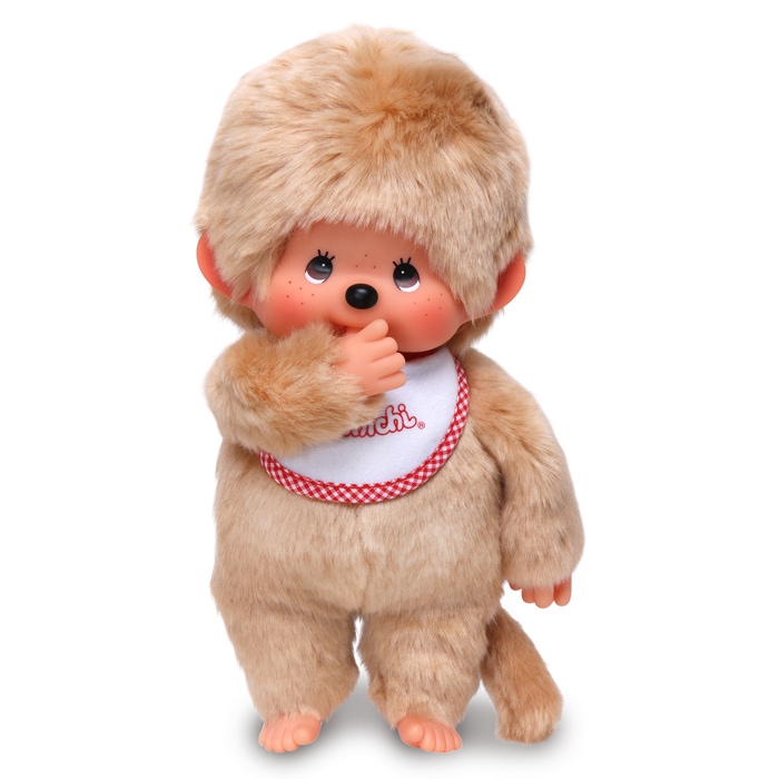 【新品】Monchhichi ぬいぐるみ 茶色　男の子M セキグチ セキグチ セキグチ プレミアムスタンダード モンチッチ M 男の子