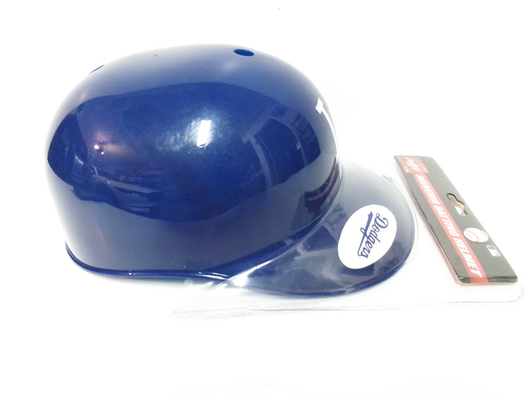 LAdoja-s helmet baseball Baseball large . sho flat place .Dodgers Souvenir Batting Helmet Full Size