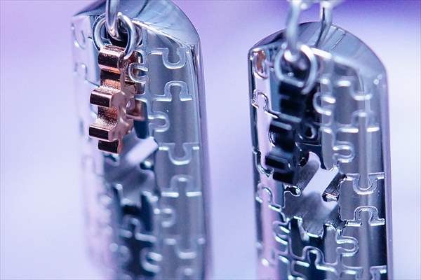  составная картинка дизайн цельный детали очарование имеется овальный type solid plate нержавеющая сталь пара колье [ черный or розовое золото / шт продается отдельно ]