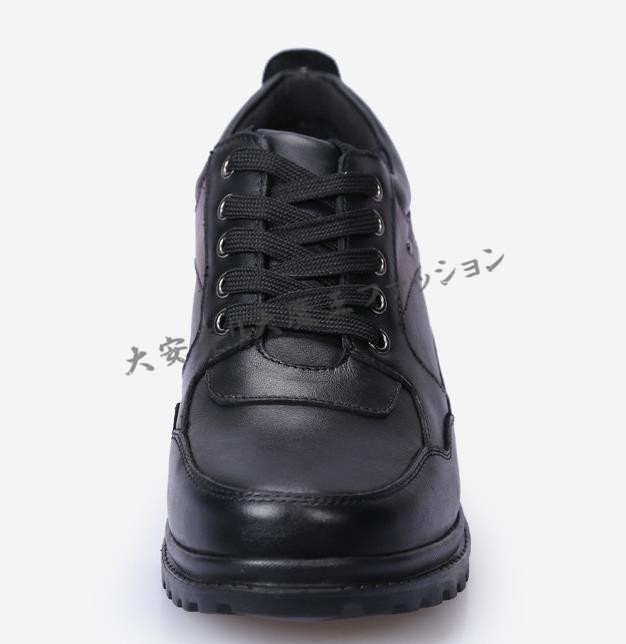  мужской Secret обувь натуральная кожа 9cmUP casual обувь бизнес обувь .. высота . становится обувь кожа обувь чёрный in каблук 